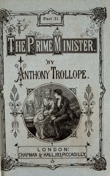 The Prime Minister by Anthony Trollope Cocktail Talk